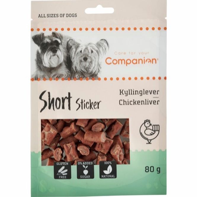 Hovedbilde Companion Short Sticker Chickenliver 80g
