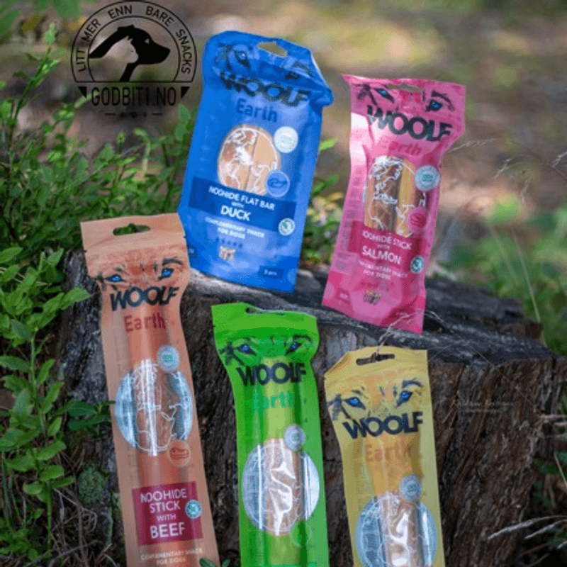Woolf - Noohide Laks Sticks 2 stk 13 cm