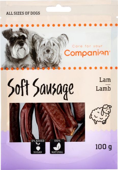 Hovedbilde Companion Lamb Soft Sausage 100g