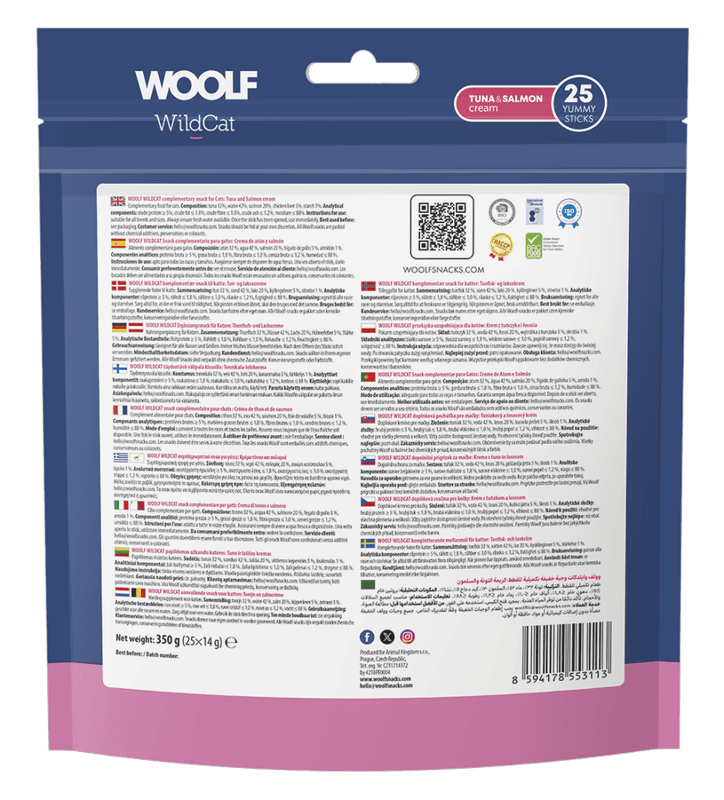 Woolf Cream Tuna + Salmon 25pk