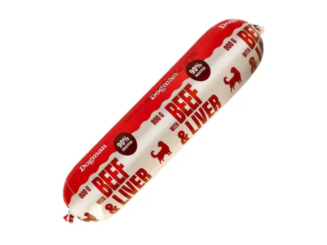 Hovedbilde Beef & Liver Sausage 800g