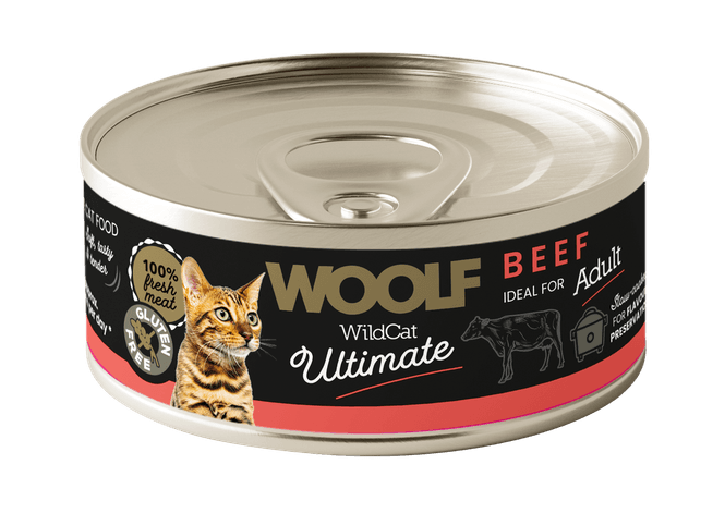 Hovedbilde Woolf Wildcat Beef Pate 85g