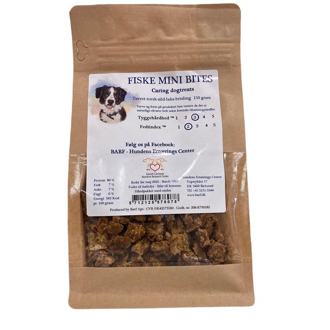 Hovedbilde Barf - Fisk Minibiter 150g