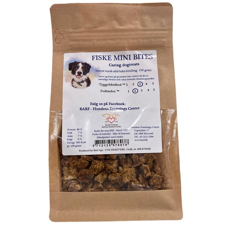 Barf - Fisk Minibiter 150g